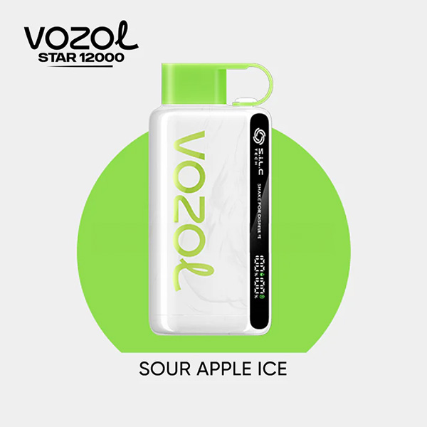 Vozol Star 12000 Sour Apple Ice